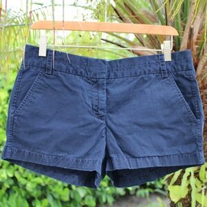 J.Crew Women's Blue Chino Shorts Size 6